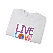 Live Love Crochet Unisex Heavy Blend™ Crewneck Sweatshirt