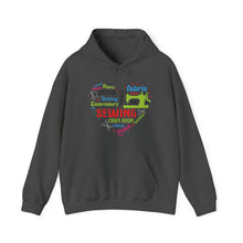 Colorful Sewing Word Cloud Unisex Heavy Blend™ Hooded Sweatshirt