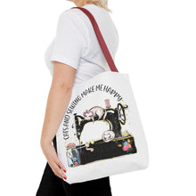 Cats and Sewing Tote Bag