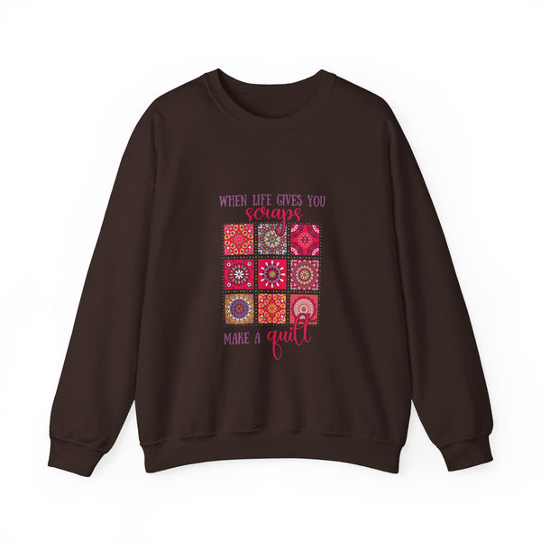 When Life Gives You Scraps Unisex Heavy Blend™ Crewneck Sweatshirt