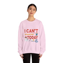 I Can't I'm Quilting Unisex Heavy Blend™ Crewneck Sweatshirt