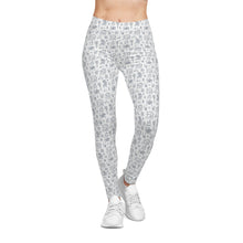 Outlined Sewing Elements Casual Leggings