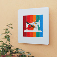 Retro Sewing Machine Acrylic Wall Clock