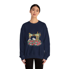 Retro Gorgeous Sewing Machine Unisex Heavy Blend™ Crewneck Sweatshirt