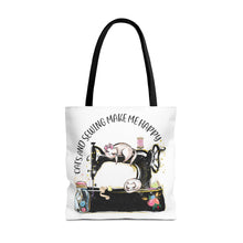 Cats and Sewing Tote Bag