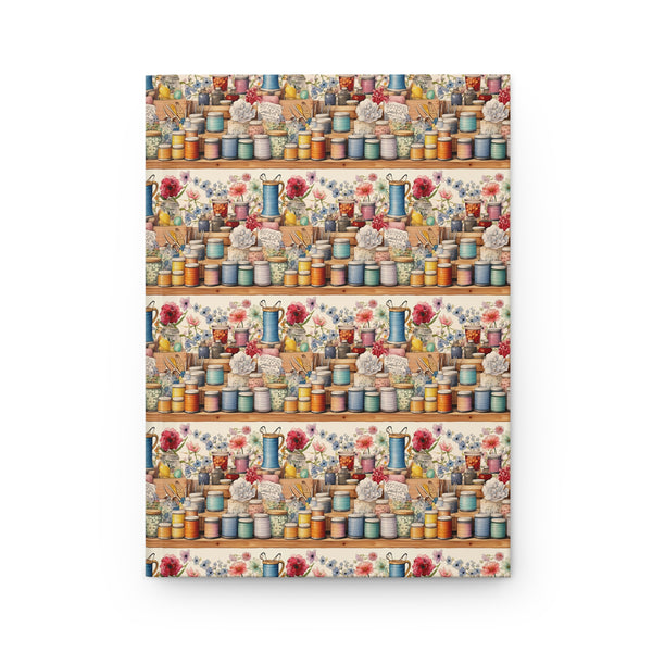 Watercolor Sewing Supplies 2 Hardcover Journal Matte