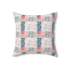 Sew Sweet Sewing Patchwork 2 Spun Polyester Square Pillow