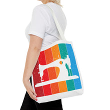 Retro Sewing Machine Tote Bag