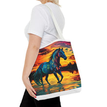 Colorful Modern Horse Tote Bag