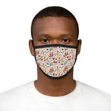 Watercolor Sewing Supplies 1 Fabric Face Mask