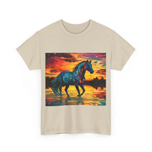 Colorful Modern Horse Unisex Heavy Cotton Tee