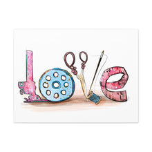 Sewing Love - Canvas Gallery Wraps