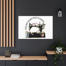 Cats and Sewing - Canvas Gallery Wraps