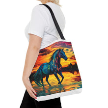 Colorful Modern Horse Tote Bag