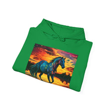 Colorful Modern Horse Unisex Heavy Blend™ Hooded Sweatshirt