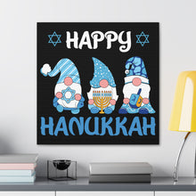 Happy Hanukkah Gnomes - Canvas Gallery Wraps