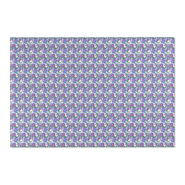 Floral Collage Pattern 2 Area Rugs