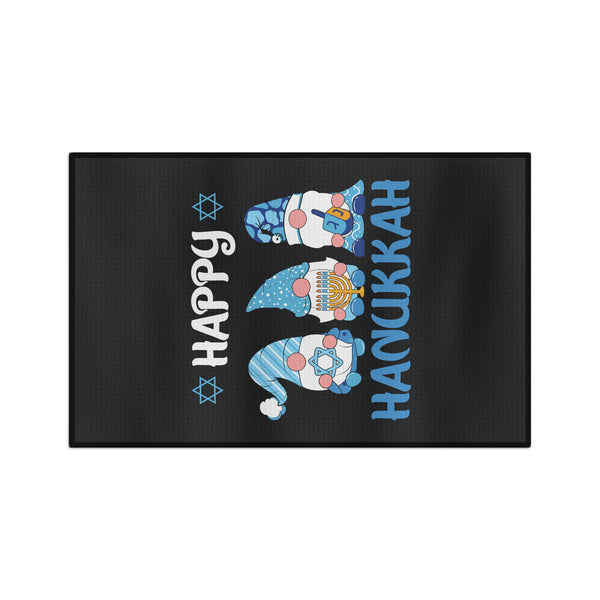 Happy Hanukkah Gnomes Microfiber Tea Towel