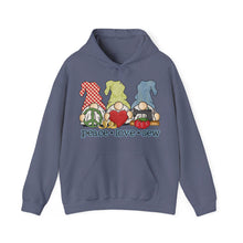 Peace, Love, Sew Gnomes Unisex Heavy Blend™ Hooded Sweatshirt