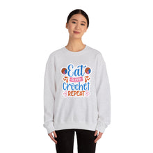 Eat Sleep Crochet Repeat Unisex Heavy Blend™ Crewneck Sweatshirt