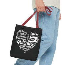 Quilting Word Cloud Tote Bag