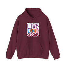 Live Love Crochet Unisex Heavy Blend™ Hooded Sweatshirt