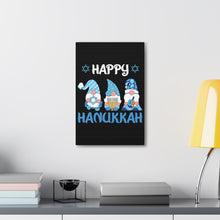 Happy Hanukkah Gnomes - Canvas Gallery Wraps