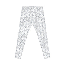 Outlined Sewing Elements Casual Leggings