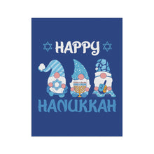 Happy Hanukkah Gnomes Garden & House Banner