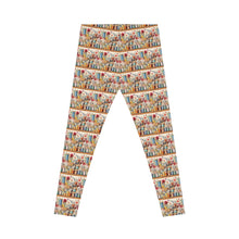 Watercolor Sewing Supplies 2 Casual Leggings