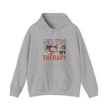 Floral Quilting is My Therapy Unisex Heavy Blend™ Hooded Sweatshirt