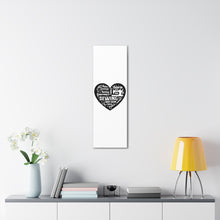 Black Sewing Word Cloud - Canvas Gallery Wraps