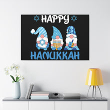 Happy Hanukkah Gnomes - Canvas Gallery Wraps