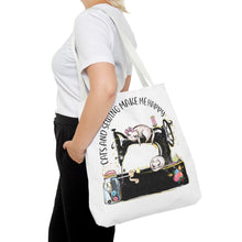 Cats and Sewing Tote Bag