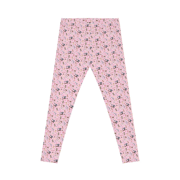 Sewing Elements Pink Casual Leggings