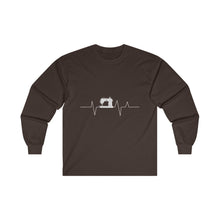 Sewing Machine Heart Beat Unisex Ultra Cotton Long Sleeve Tee