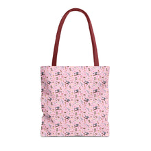 Sewing Elements Pink Tote Bag