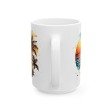 Sunset Beach Ceramic Mug, (11oz, 15oz)