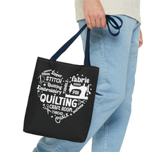 Quilting Word Cloud Tote Bag