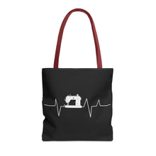 Sewing Machine Heart Beat Sewing Tote Bag