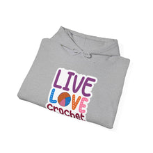 Live Love Crochet Unisex Heavy Blend™ Hooded Sweatshirt