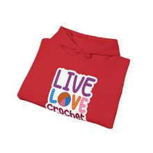 Live Love Crochet Unisex Heavy Blend™ Hooded Sweatshirt