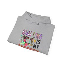 Floral Quilting is My Therapy Unisex Heavy Blend™ Hooded Sweatshirt