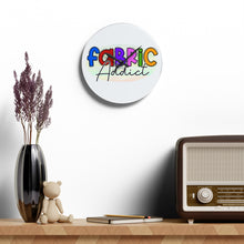 Fabric Addict Acrylic Wall Clock