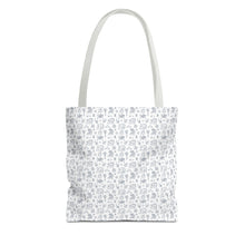 Outlined Sewing Elements Tote Bag