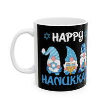 Happy Hanukkah Gnomes Ceramic Mug, (11oz, 15oz)