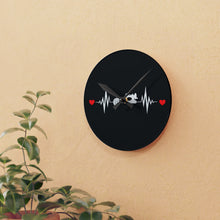 Sewing Pulse Acrylic Wall Clock