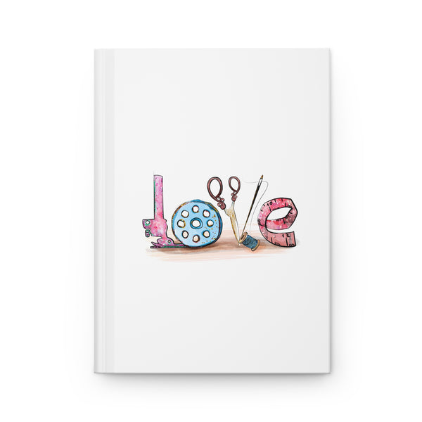 Sewing Love Hardcover Journal Matte