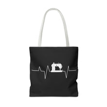 Sewing Machine Heart Beat Sewing Tote Bag