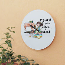 My Soul is Fed Acrylic Wall Clock